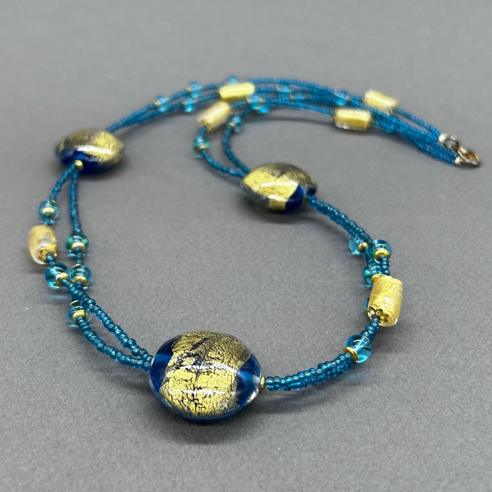 Murano Glass Beaded Necklace